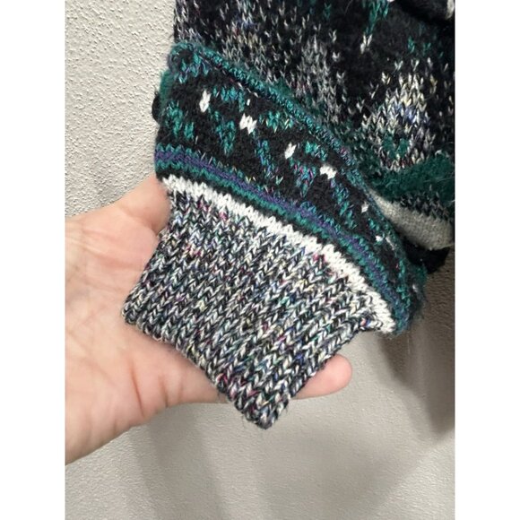 Vintage Concrete Mix Crewneck Mens Sweater Medium Coogi Cosby Grandpa 80s 90s - Picture 4 of 5